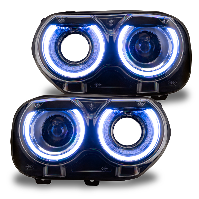 Oracle 15-21 Dodge Challenger RGB+W Headlight DRL Upgrade Kit - ColorSHIFT+W NO RETURNS - 1329-339