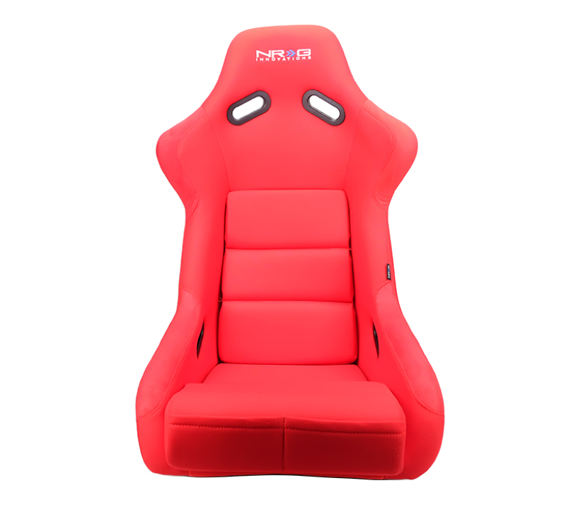 NRG FRP Bucket Seat (Red Cloth) - Large - FRP-300RD