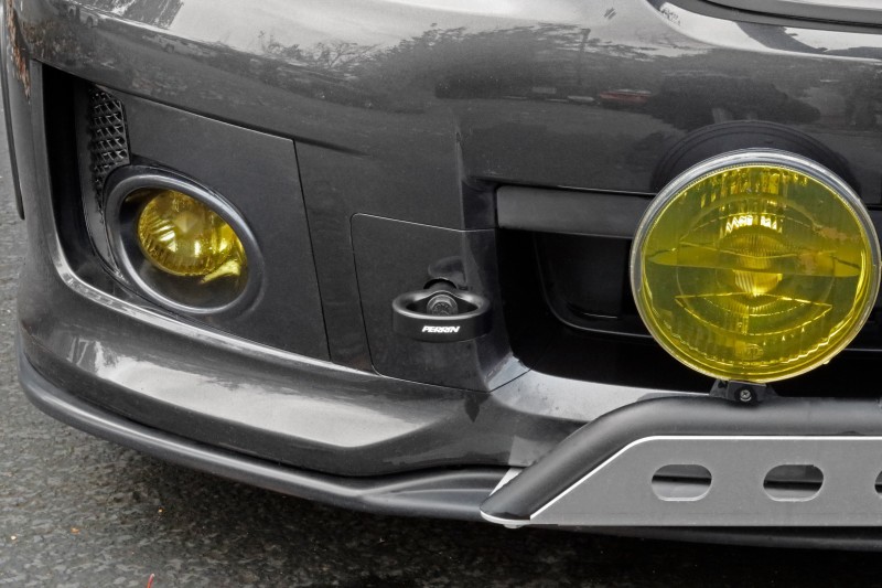 PERRIN 08-14 Subaru WRX & STI / 08-11 Impreza / 05-09 Legacy Tow Hook Kit (Front) - Flat Black - PSP-BDY-231BK