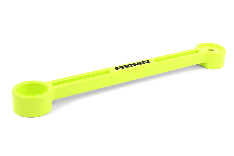 Perrin 93-22 Impreza/02-22 WRX/04-21 STI/13-20 & 2022 BRZ/2022 GR86 Battery Tie Down - Neon Yellow - PSP-ENG-700NY