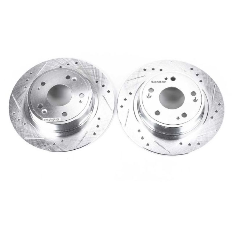 Power Stop 16-19 Acura ILX Rear Evolution Drilled & Slotted Rotors - Pair - JBR1167XPR