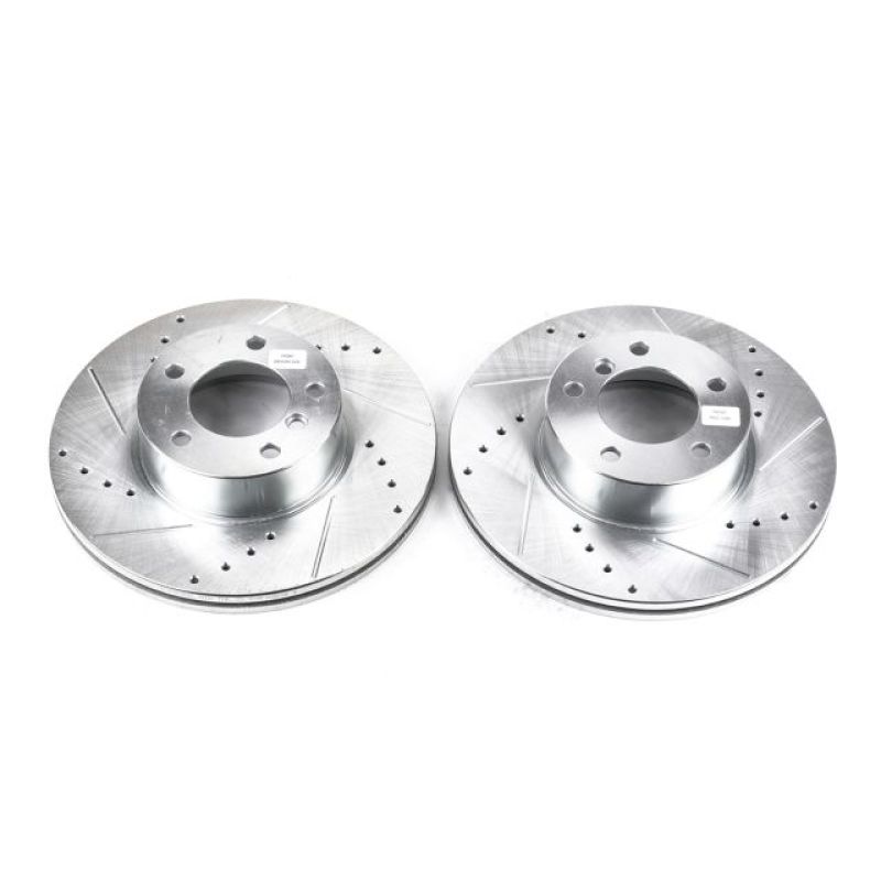 Power Stop 14-16 BMW 228i Front Evolution Drilled & Slotted Rotors - Pair - EBR858XPR