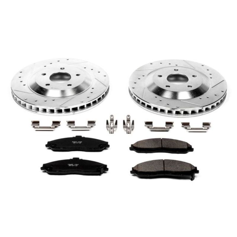 Power Stop 2004 Cadillac XLR Front Z23 Evolution Sport Brake Kit - K1559