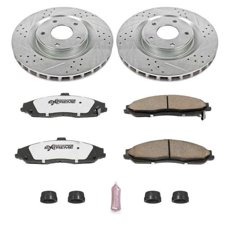 Power Stop 05-07 Cadillac XLR Front Z26 Street Warrior Brake Kit - K1417-26