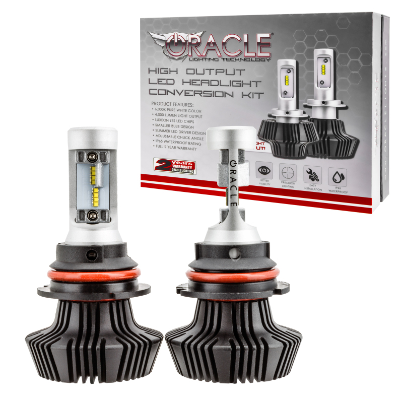 Oracle 9007 4000 Lumen LED Headlight Bulbs (Pair) - 6000K - 5241-001