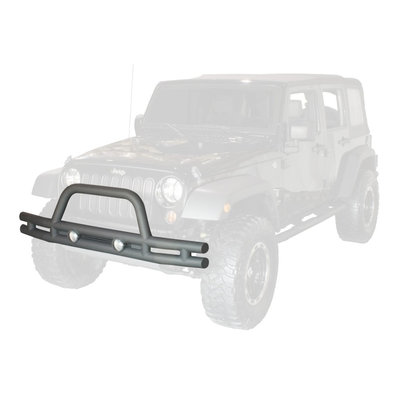 Rugged Ridge 3in Double Tube Front Bumper 07-18 Jeep Wrangler - 11561.10