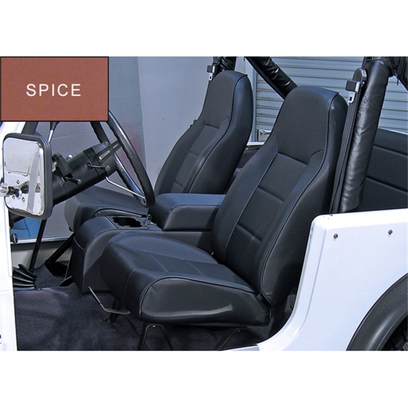 Rugged Ridge High-Back Front Seat Non-Recline Spice 76-02 CJ&Wran - 13401.37