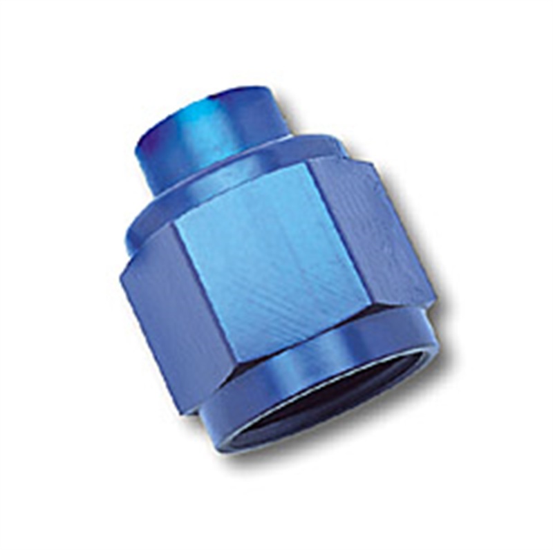 Russell Performance -6 AN Flare Cap (Blue) - 661960