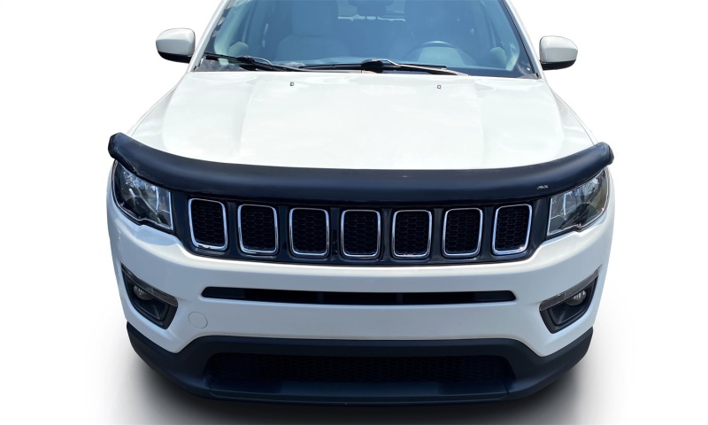 AVS 17-22 Jeep Compass Carflector Low Profile Hood Shield - Smoke - 20172