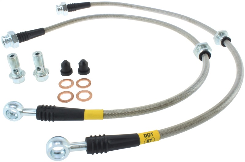 StopTech 00-06 Nissan Sentra SE-R Stainless Steel Rear Brake Lines - 950.42505