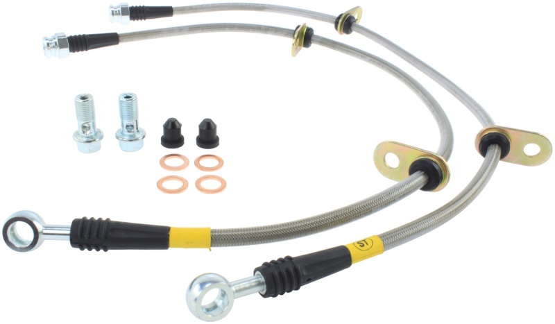 StopTech 06-09 Honda S2000 Front SS Brake Lines - 950.40012