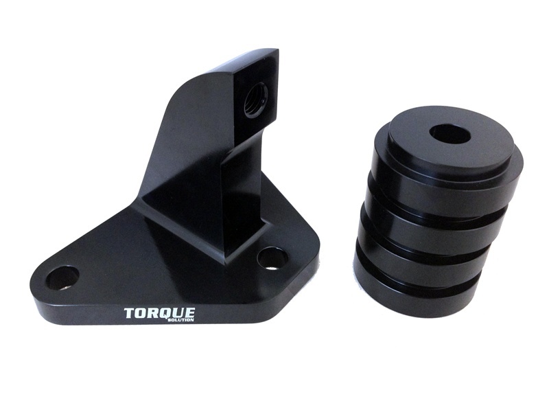 Torque Solution Mustache Bar Eliminator w/ Solid Bushings: 01-06 Mitsubishi Evolution 7/8/9 - TS-EV8-004