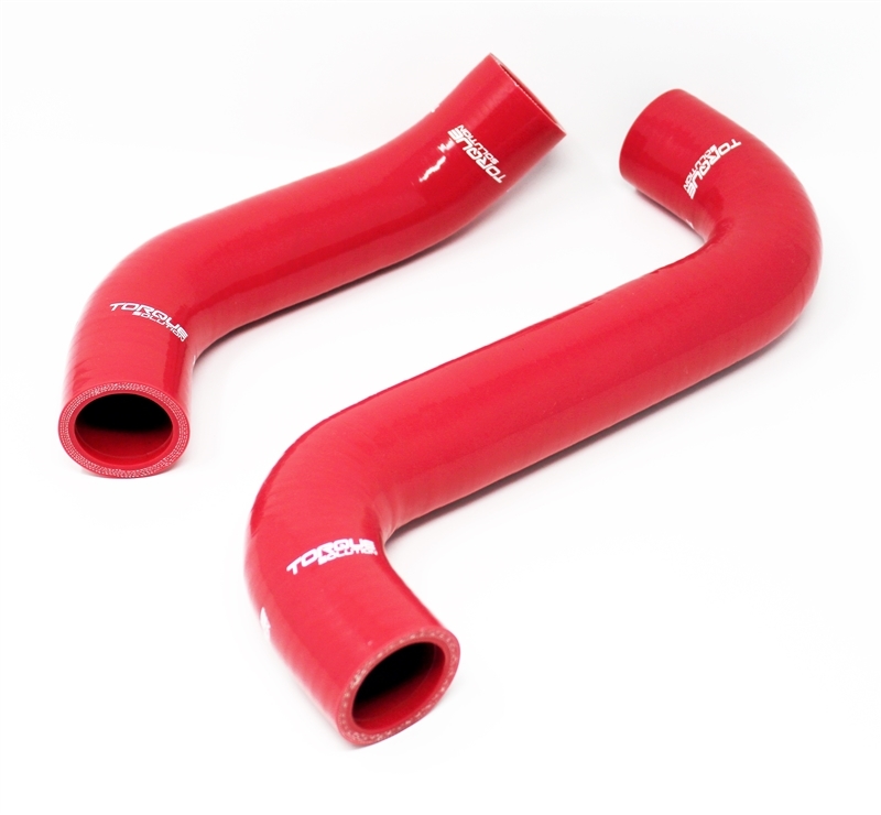 Torque Solution 02-07 Subaru WRX / 04-07 STI Silicone Radiator Hose Kit - Red - TS-SU-466RD