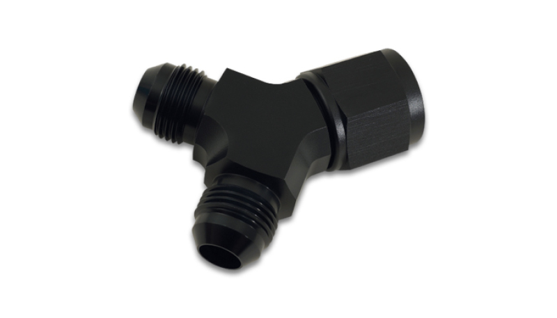 Vibrant -8AN Female x Dual -6AN Male Y-Adapter Fitting - Aluminum - 10905