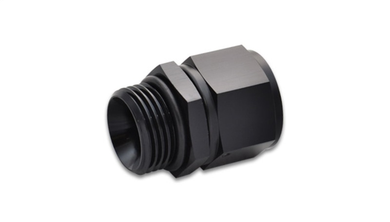 Vibrant -8AN Female to -6AN Male Straight Cut Adapter with O-Ring - 16861