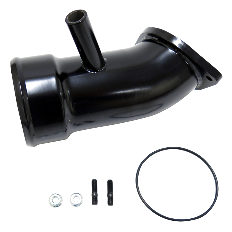 Wehrli 17-19 Chevrolet 6.6L L5P Duramax 3.5in Intake Horn w/PCV Port - Gloss Black - WCF100721-GB