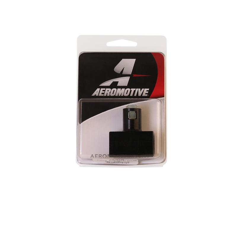 Aeromotive Fitting - Tee - 2x AN-08 Port - 5/16 Quick Connect - 15138