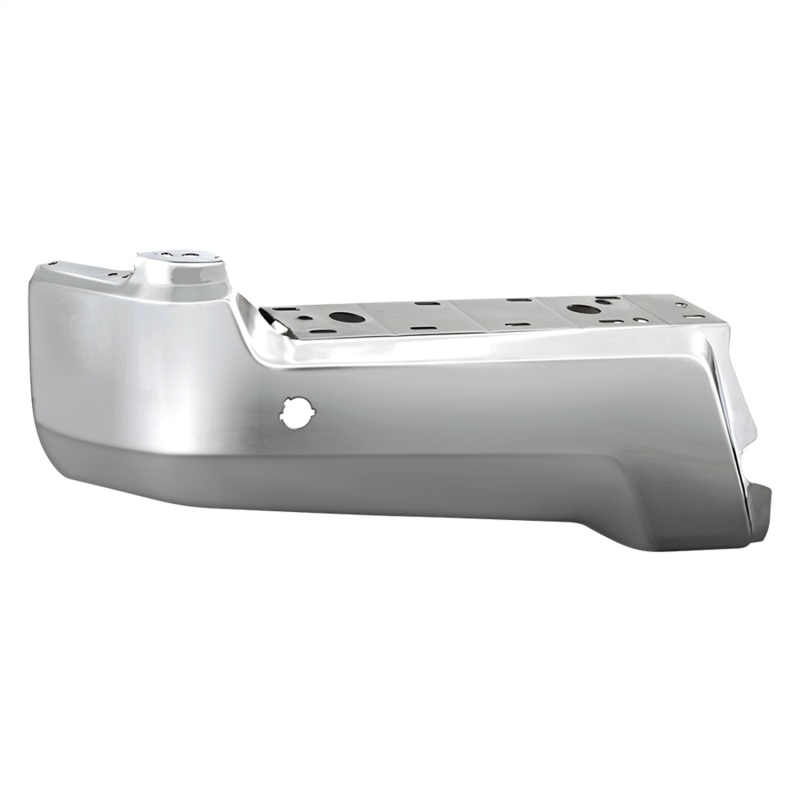 XTune 17-19 Ford F250/ F350 Rear Left Bumper Cap End w/ Sensor Hole - Chrome RB-FF25017-BEWS-L - 9048999