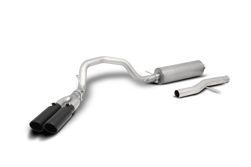 Gibson 21-22 Yukon/ Tahoe 5.3L Black Elite Cat-Back Dual Sport Exhaust System - Stainless - 65694B