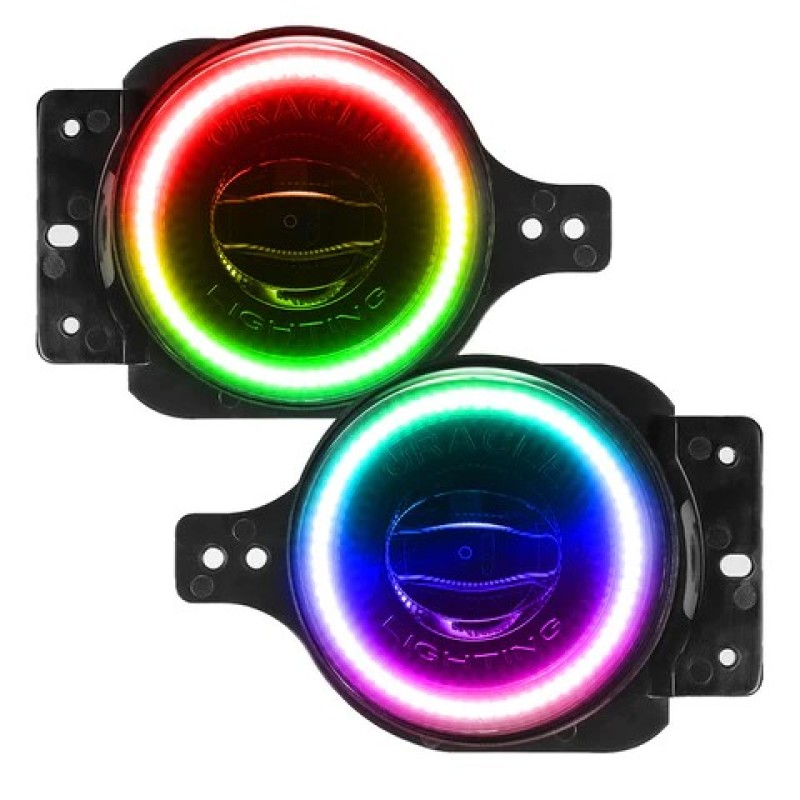 Oracle Jeep Wrangler JL/JT Sport High Performance W LED Fog Lights - ColorSHIFT w/o Controller - 5847-334