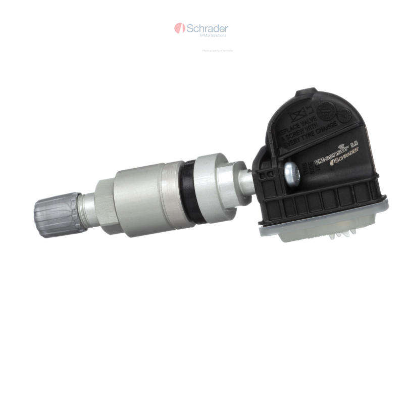 Schrader TPMS Sensor - EZ- Sensor Programmer w/ Silver Aluminum Valve - 33600