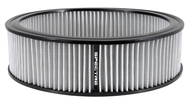 Spectre Round Air Filter 14in. x 4in. - White - HPR0138W