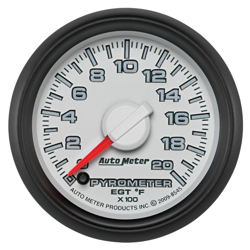 Autometer Factory Match 52.4mm Advanced Digital Stepper Motor 0-2000 Deg F Pyrometer - 8545