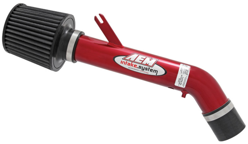 AEM 99-00 Honda Civic Si Red Short Ram Intake - 22-417R