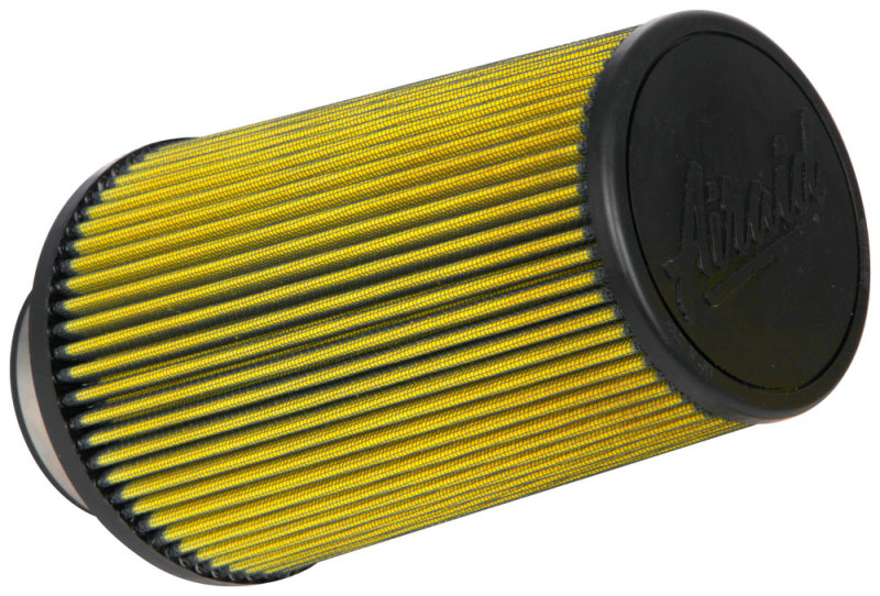 Airaid Universal Air Filter - Cone 3-1/2in Flange x 6in Base x 4-5/8in Top x 9in Height - Synthaflow - 704-420