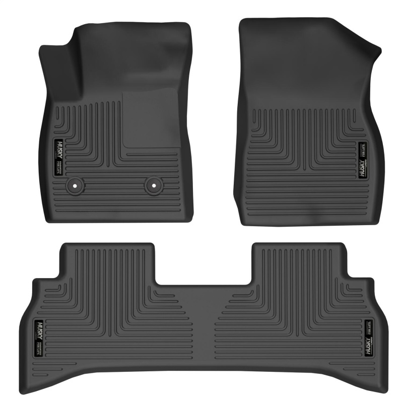 Husky Liners 21-22 Chevrolet Trailblazer (RWD) WeatherBeater Front & 2nd Seat Floor Liners - Black - 95161