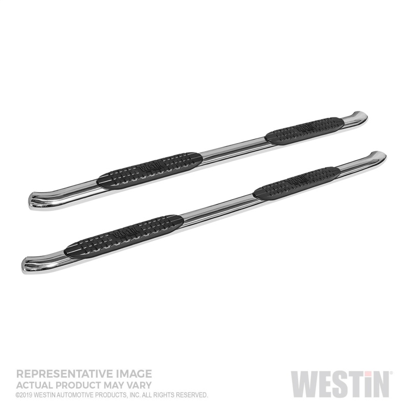 Westin 19-22 Chevy Silverado1500 Double Cab (Excl 19 LD) PRO TRAXX 4 Oval Nerf Step Bars -SS - 21-24120