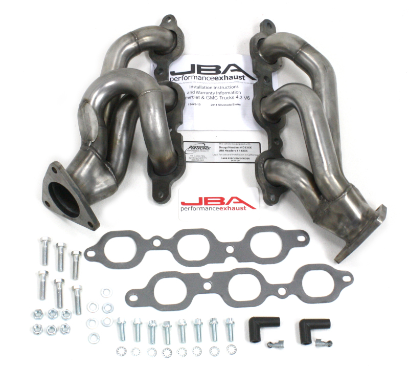 JBA 14-20 GM Truck 4.3L V6 1-5/8in Primary Raw 409SS Cat4Ward Header - 1842S-10