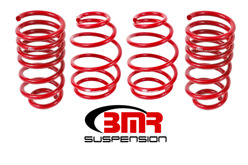 BMR 10-15 5th Gen Camaro V8 Lowering Spring Kit (Set Of 4) - Red - SP022R