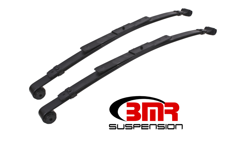 BMR 67-69 1st Gen F-Body Rear Lowering Leaf Springs (2in Drop) - Black - SP057