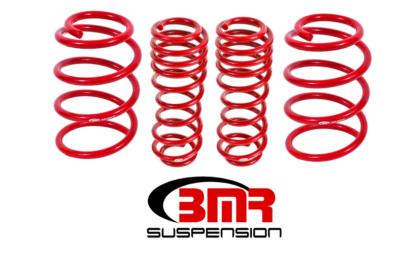 BMR 07-14 Shelby GT500 Performance Version Lowering Springs (Set Of 4) - Red - SP070R
