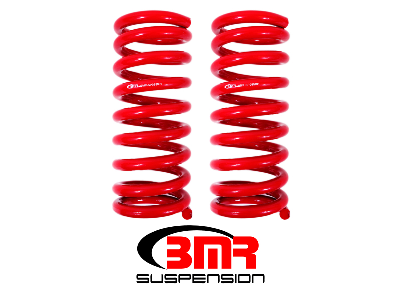 BMR 67-69 1st Gen F-Body Small Block Front Lowering Springs - Red - SP055R