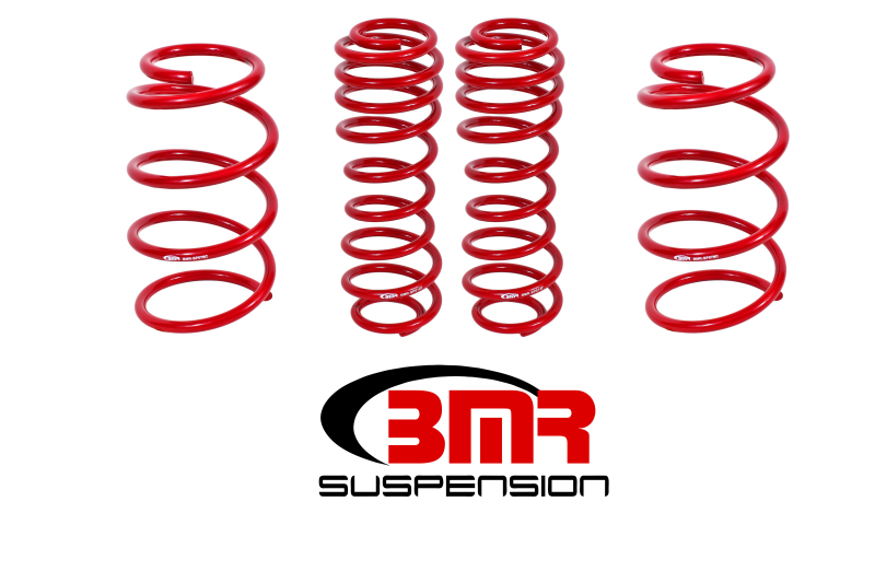 BMR 07-14 Shelby GT500 Drag Lowering Springs (Set Of 4) - Red - SP075R