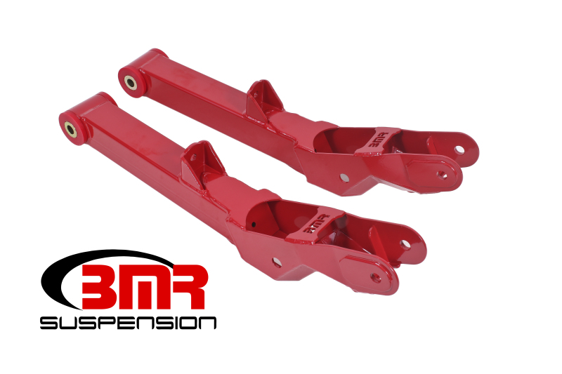 BMR 10-15 5th Gen Camaro Non-Adj. Rear Lower Control Arms (Polyurethane) - Red - TCA028R