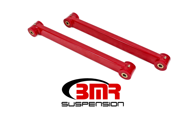 BMR 05-14 S197 Mustang Non-Adj. Boxed Lower Control Arms (Polyurethane) - Red - TCA032R