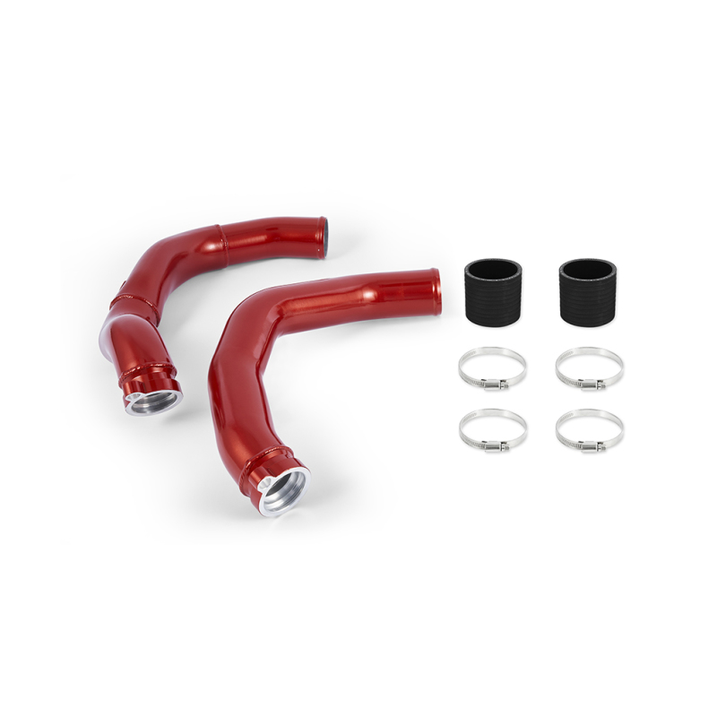 Mishimoto 15-20 BMW F80 M3/M4 Intercooler Pipe Kit - Sakhir Orange - MMICP-F80-15CSO