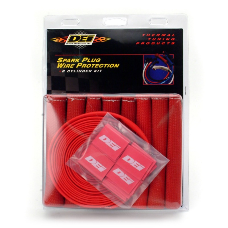 DEI Protect-A-Boot and Wire Kit 8 Cylinder - Red - 10722
