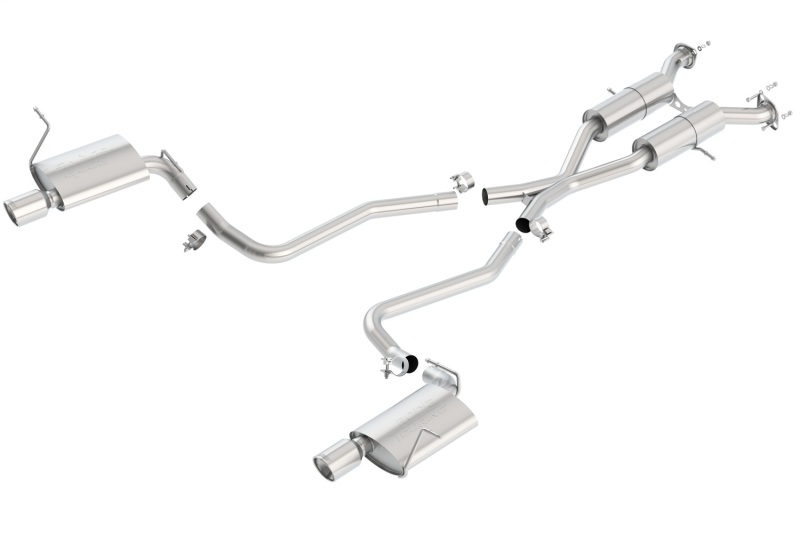 Borla 11-16 Jeep Grand Cherokee Limited/Laredo 5.7L 8cyl 4WD/RWD SS Catback Exhaust - 140406