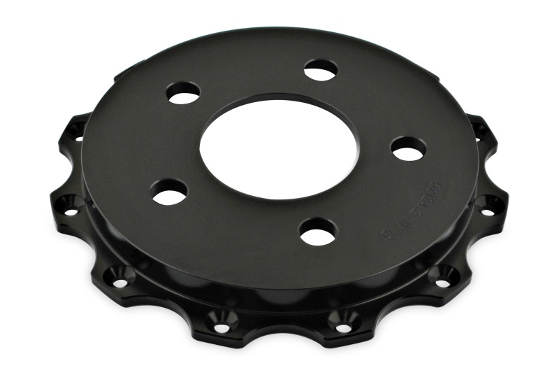 DBA 11-13 Ford Mustang GT 5.0L (V8) 5000 Series Slotted Front Replacement Rotor Hat - 52124.2BLK