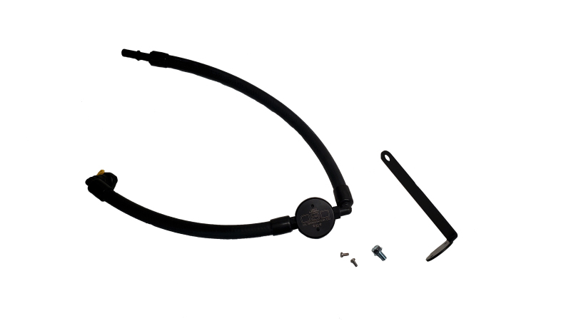 J&amp;L 2021.5-2024 Ford Bronco 2.3L EcoBoost Oil Separator 3.0 Passenger Side - Black Anodized - 3075P-B