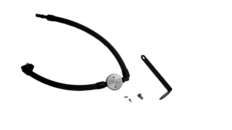 J&amp;L 2021.5-2024 Ford Bronco 2.3L EcoBoost Oil Separator 3.0 Passenger Side - Clear Anodized - 3075P-C