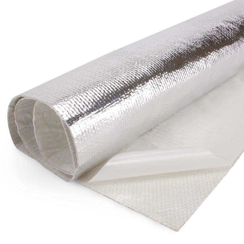 DEI Heat Screen 36in x 40in - Mylar Radiant Glass Fiber Matting w/Adhesive Backing - 10400