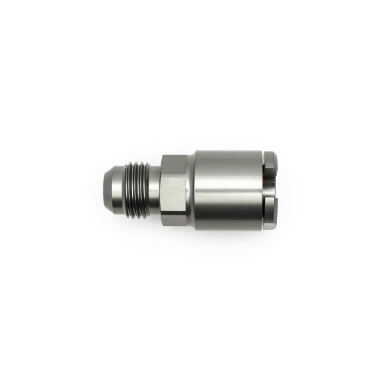 DeatschWerks 6AN Male Flare to 1/4in Female EFI Quick Connect Adapter - 6-02-0120