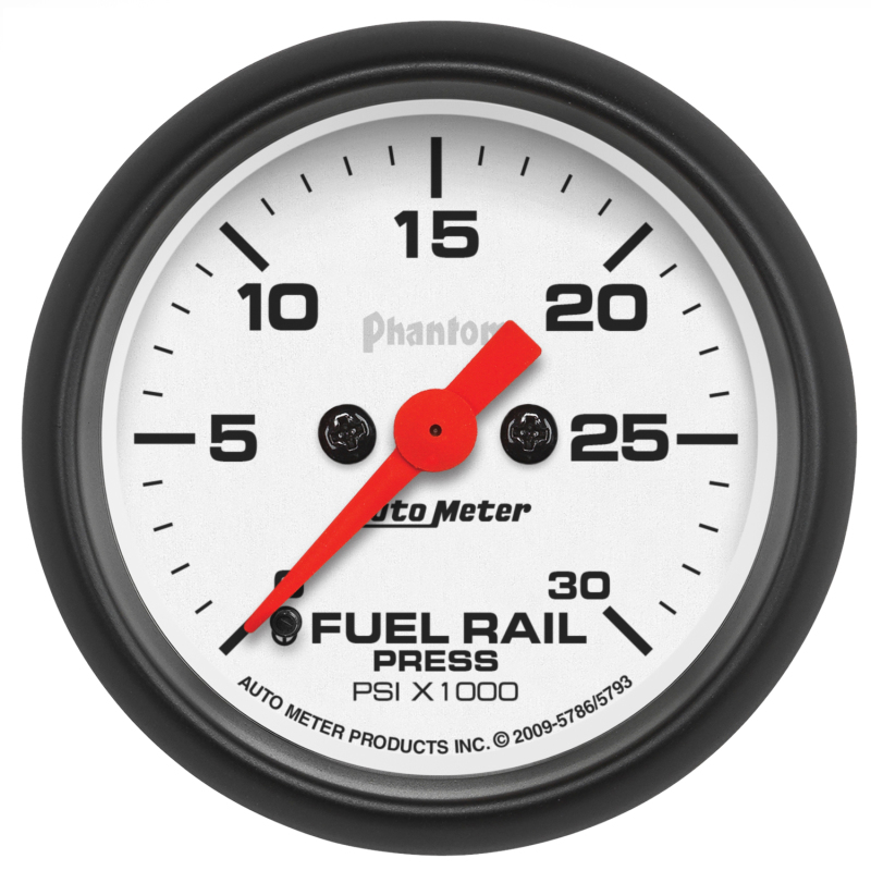 AutoMeter Gauge Rail Press (Ram 6.7L) 2-1/16in. 30Kpsi Digital Stepper Motor Phantom - 5793