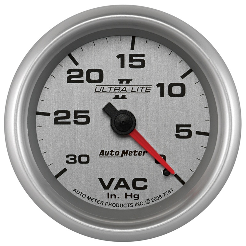 AutoMeter Gauge Vacuum 2-5/8in. 30Inhg Mechanical Ultra-Lite II - 7784