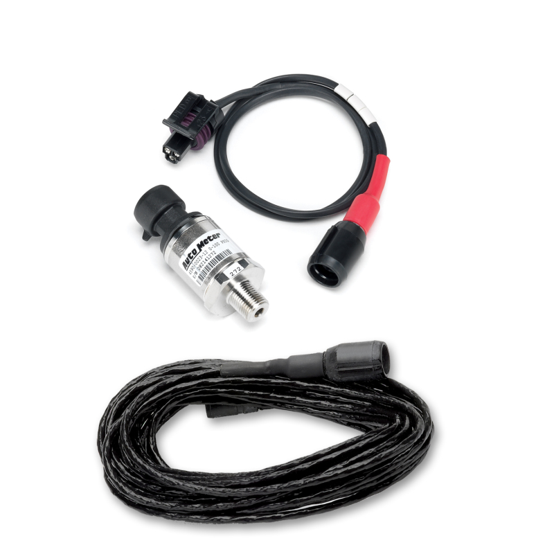 AutoMeter Sensor Kit Pressure 100PSI 8ft. Harness For Ultimate Dl - 9135